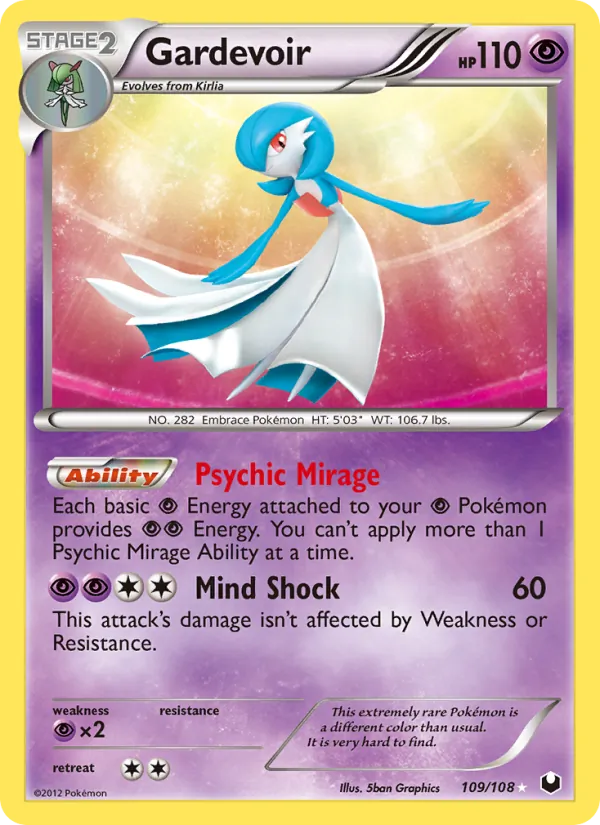 Gardevoir #109 – Dark Explorers card