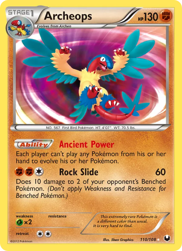 Archeops #110 – Dark Explorers card