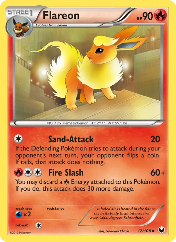 Flareon #12 – Dark Explorers card