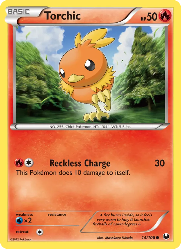 Torchic #14 – Dark Explorers card