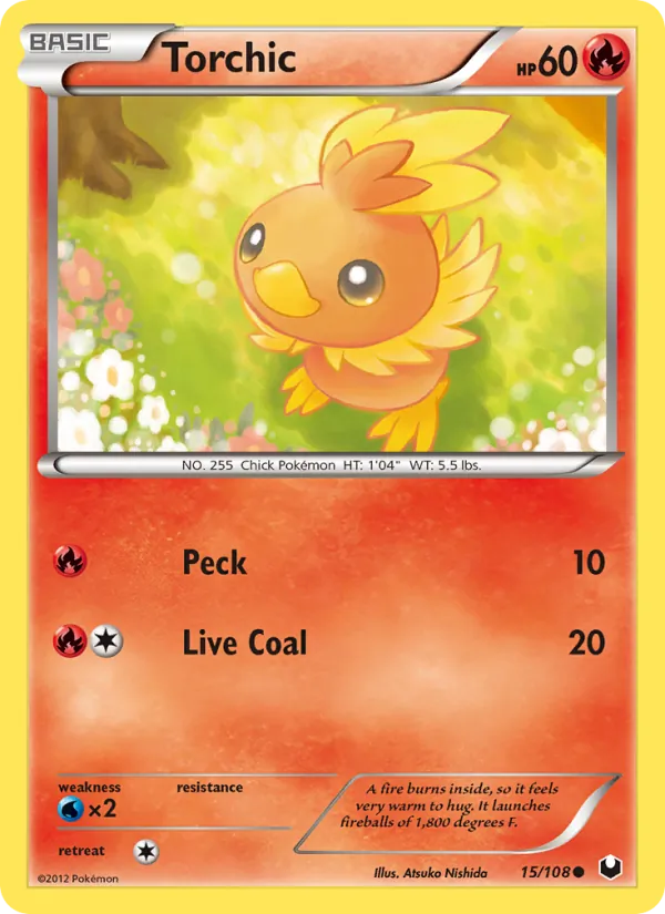 Torchic #15 – Dark Explorers card