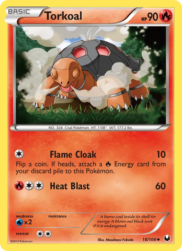 Torkoal #18 – Dark Explorers card