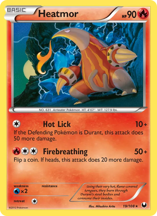 Heatmor #19 – Dark Explorers card