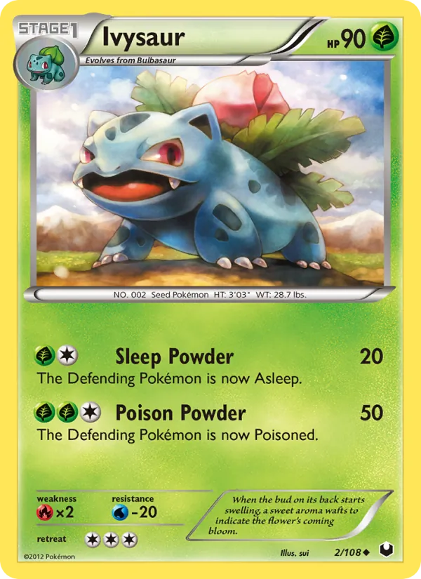 Ivysaur #2 – Dark Explorers card