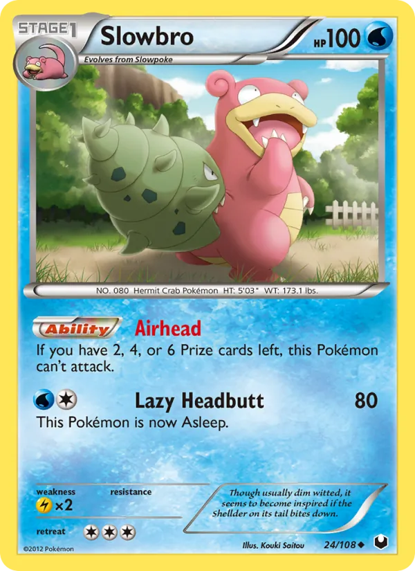 Slowbro #24 – Dark Explorers card