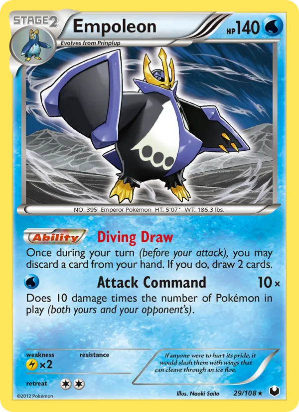 Empoleon #29 – Dark Explorers card
