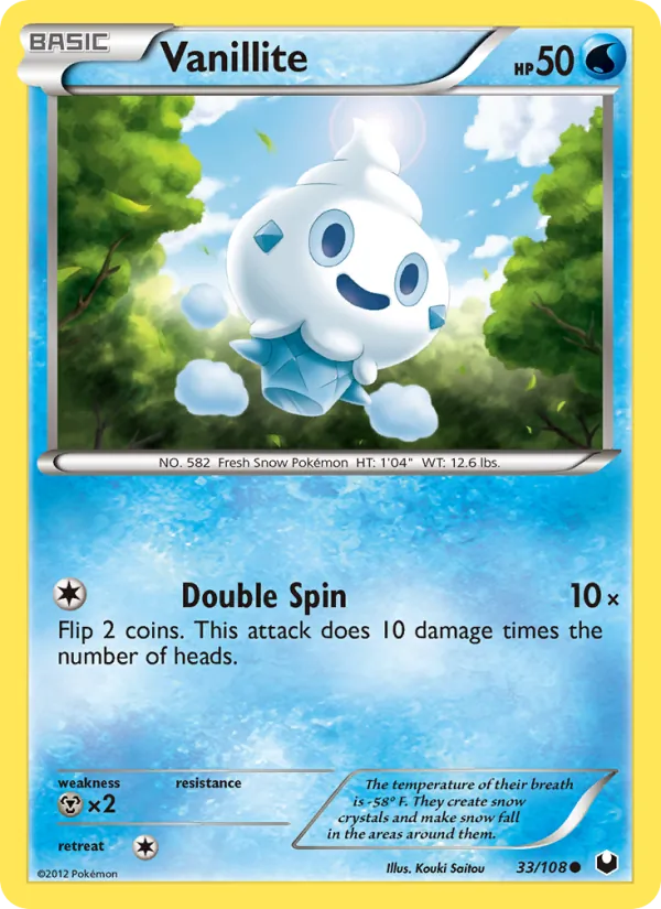 Vanillite #33 – Dark Explorers card