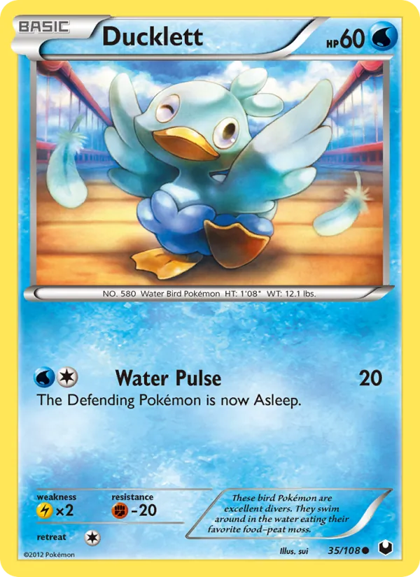 Ducklett #35 – Dark Explorers card