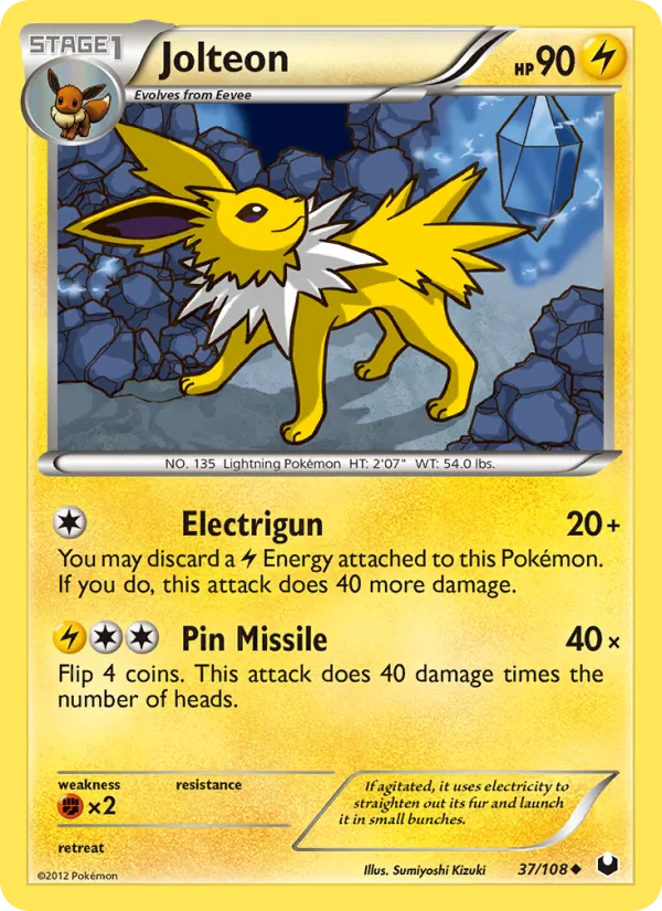Jolteon #37 – Dark Explorers card