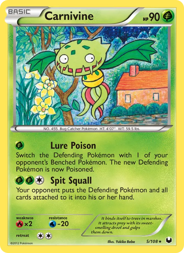 Carnivine #5 – Dark Explorers card