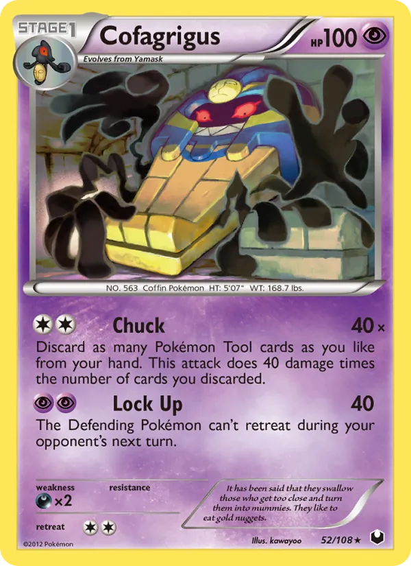 Cofagrigus #52 – Dark Explorers card