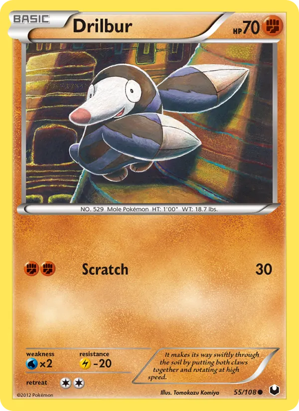 Drilbur #55 – Dark Explorers card