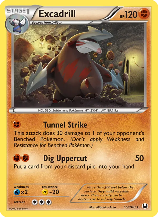 Excadrill #56 – Dark Explorers card