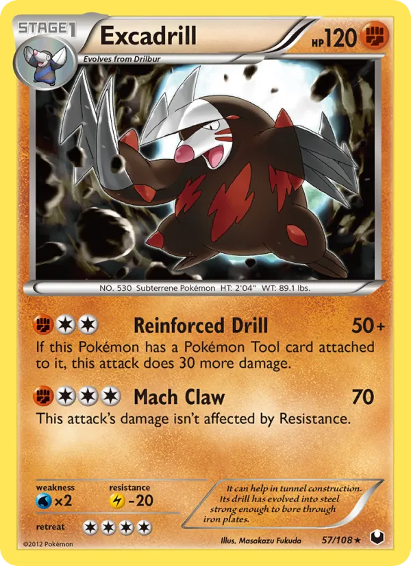 Excadrill #57 – Dark Explorers card