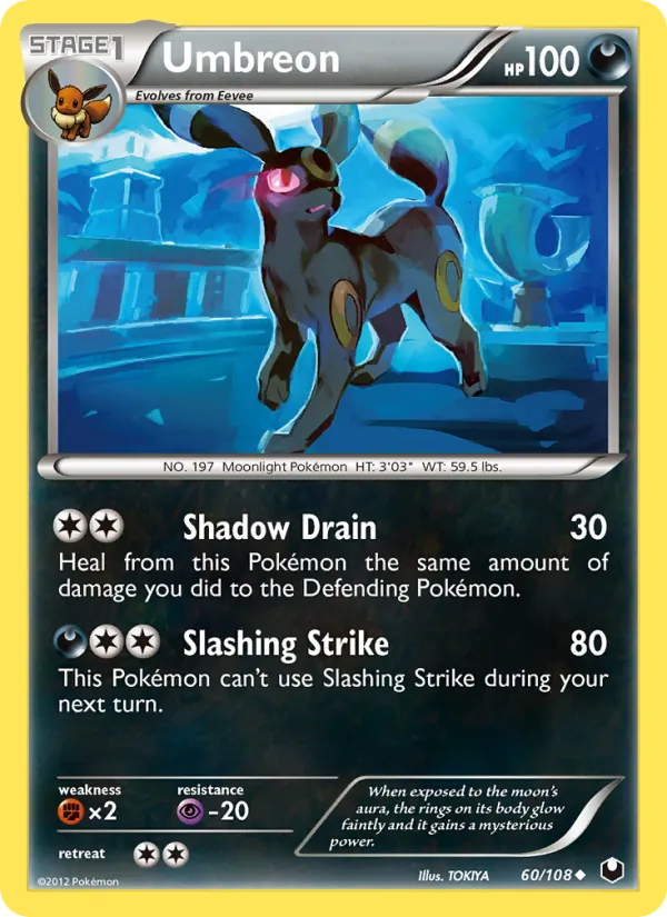 Umbreon #60 – Dark Explorers card