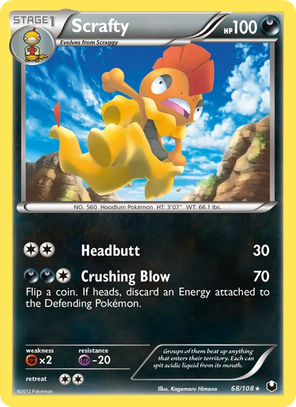 Scrafty #68 – Dark Explorers card