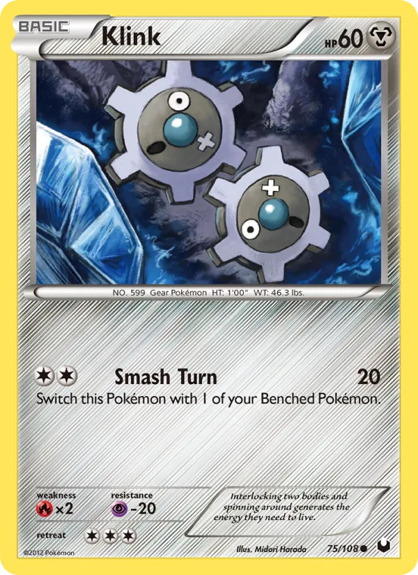 Klink #75 – Dark Explorers card