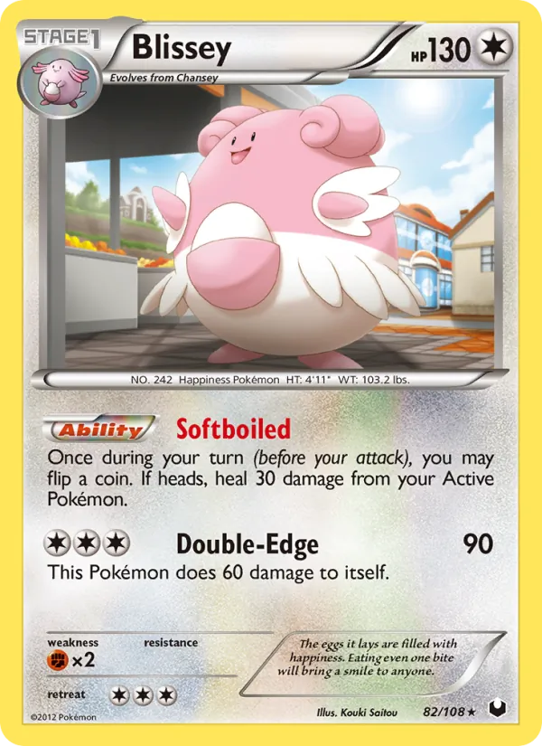 Blissey #82 – Dark Explorers card