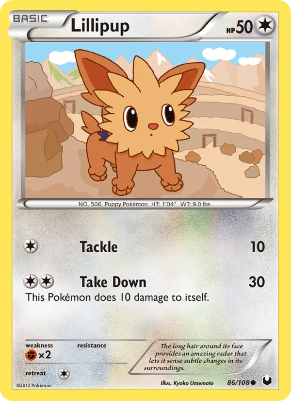 Lillipup #86 – Dark Explorers card
