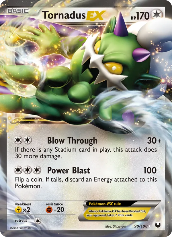 Tornadus-EX #90 – Dark Explorers card