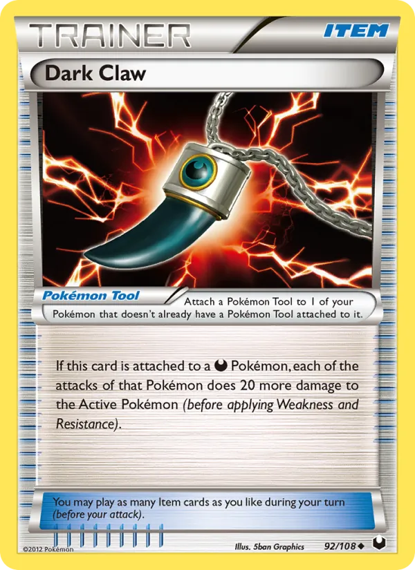 Dark Claw #92 – Dark Explorers card