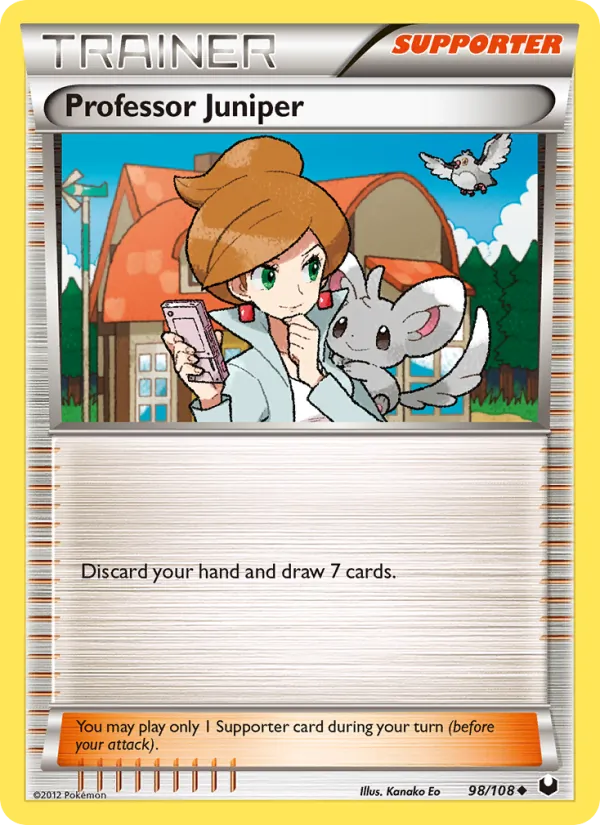 Professor Juniper #98 – Dark Explorers card