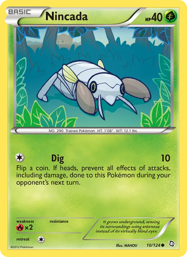 Nincada #10 – Dragons Exalted card