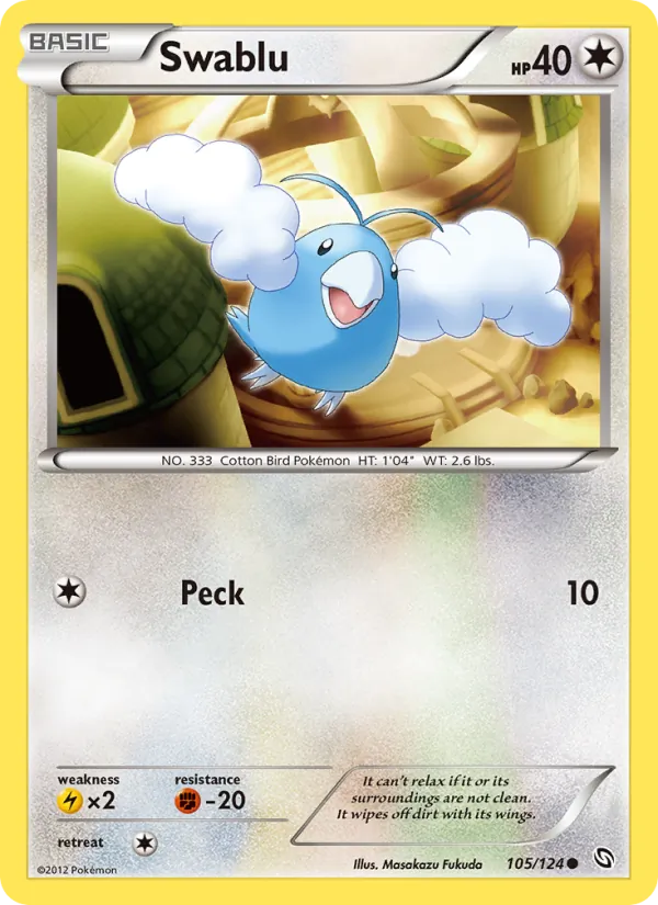 Swablu #105 – Dragons Exalted card