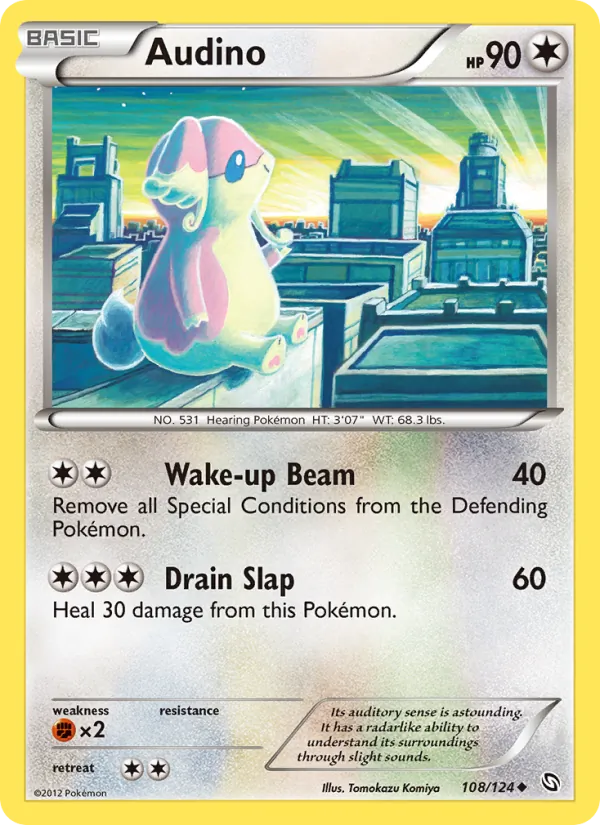 Audino #108 – Dragons Exalted card