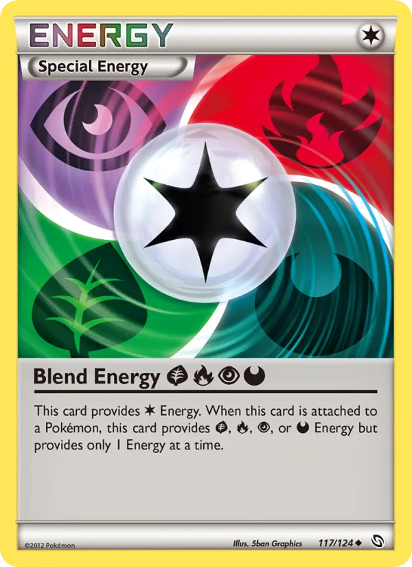Blend Energy Grass Fire Psychic Darkness #117 – Dragons Exalted card