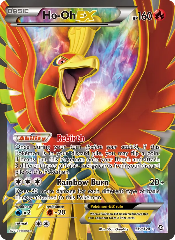 Ho-Oh-EX #119 – Dragons Exalted card