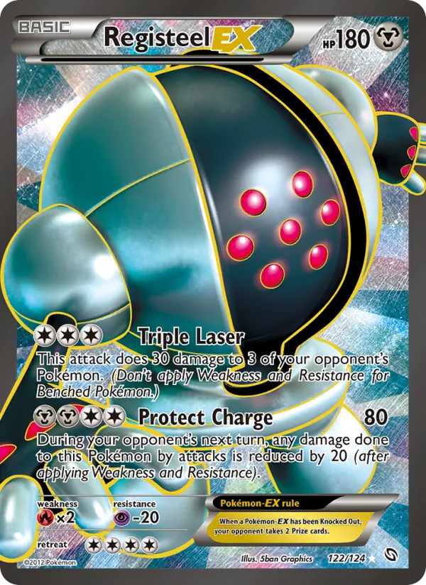 Registeel-EX #122 – Dragons Exalted card