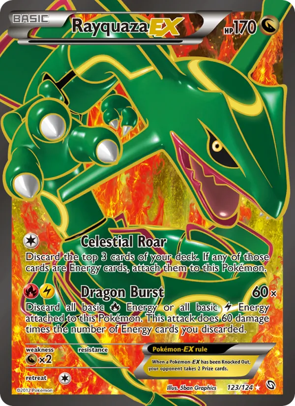 Rayquaza-EX #123 – Dragons Exalted card