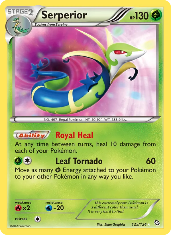Serperior #125 – Dragons Exalted card