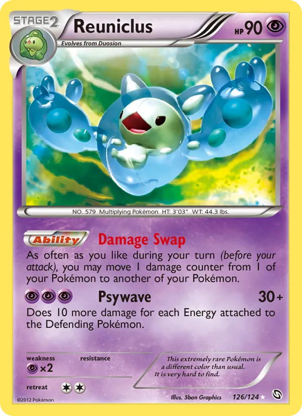 Reuniclus #126 – Dragons Exalted card