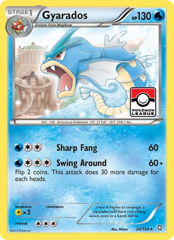 Gyarados #24 – Dragons Exalted card