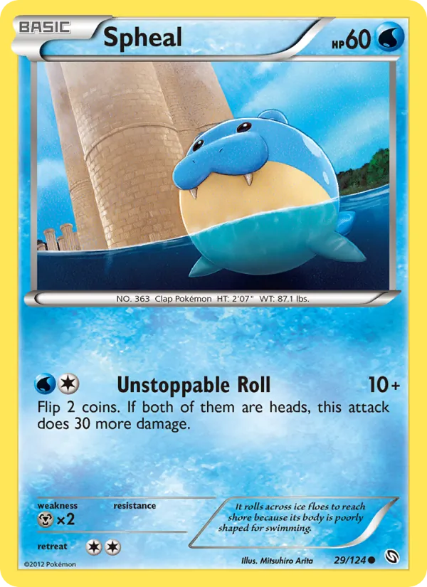 Spheal #29 – Dragons Exalted card