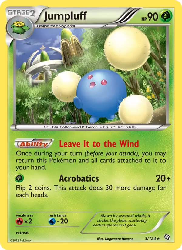Jumpluff #3 – Dragons Exalted card