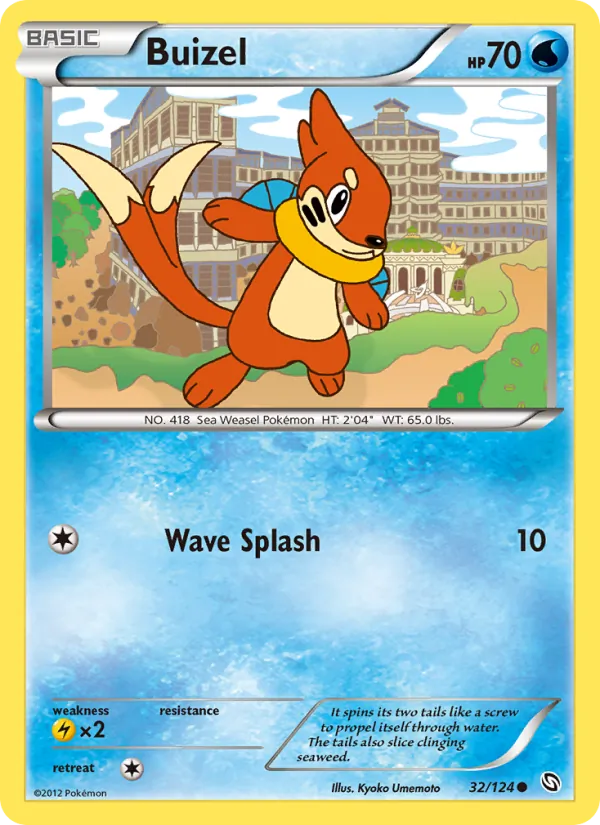 Buizel #32 – Dragons Exalted card