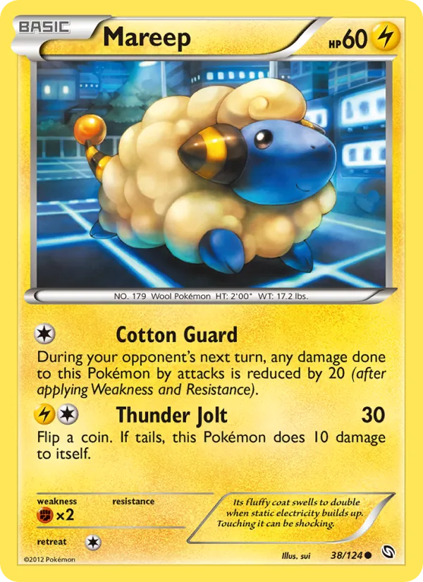 Mareep #38 – Dragons Exalted card