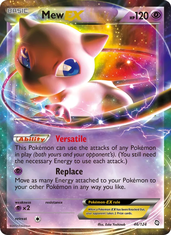 Mew-EX #46 – Dragons Exalted card