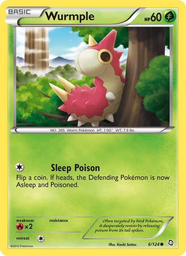 Wurmple #6 – Dragons Exalted card