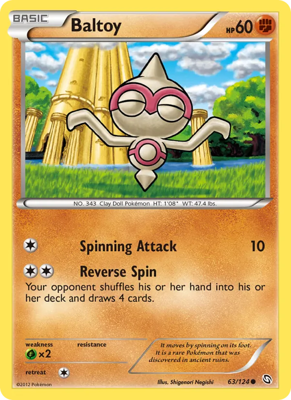 Baltoy #63 – Dragons Exalted card