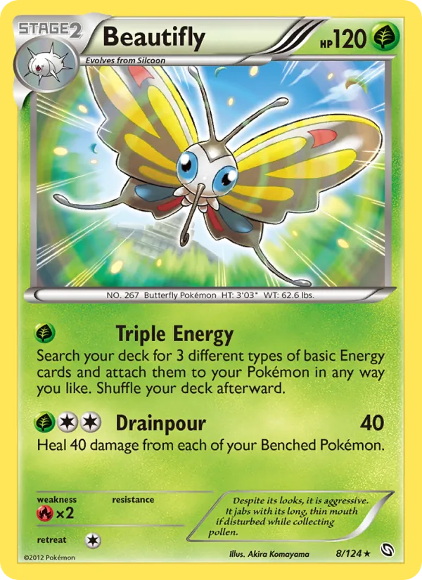 Beautifly #8 – Dragons Exalted card