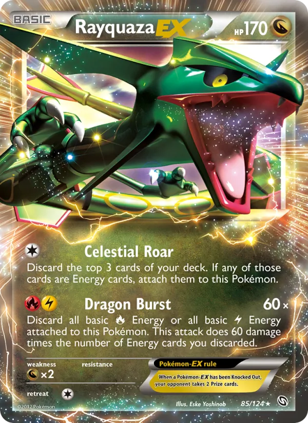 Rayquaza-EX #85 – Dragons Exalted card