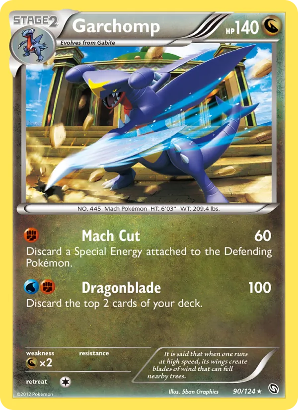 Garchomp #90 – Dragons Exalted card