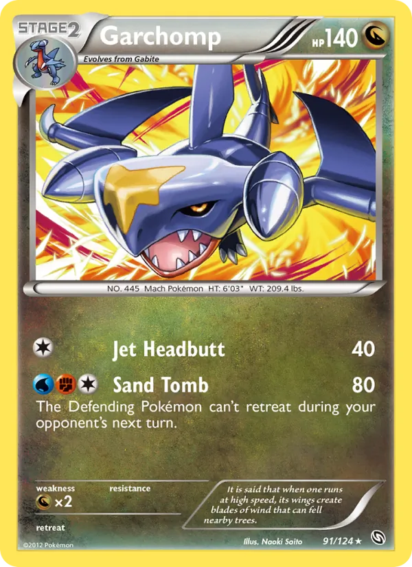 Garchomp #91 – Dragons Exalted card