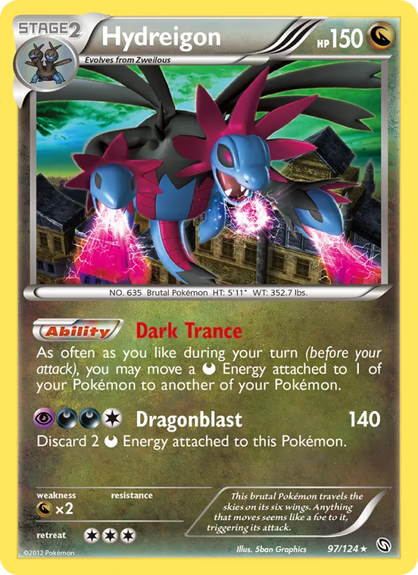Hydreigon #97 – Dragons Exalted card