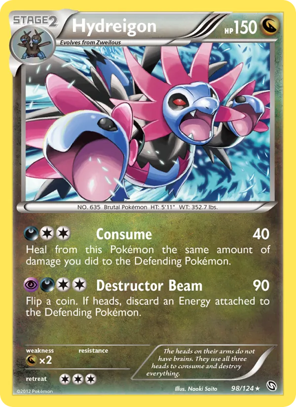 Hydreigon #98 – Dragons Exalted card