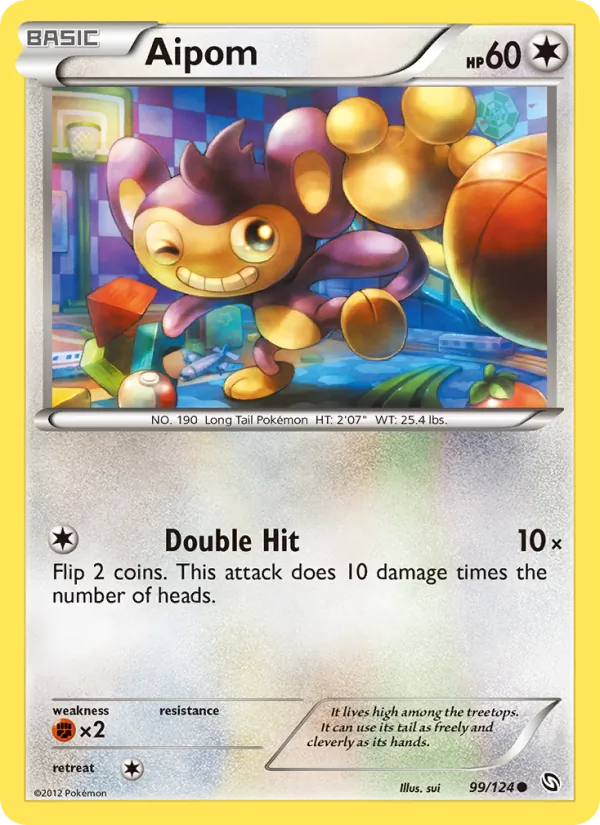 Aipom #99 – Dragons Exalted card